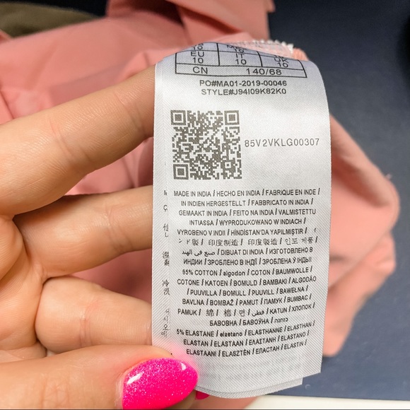 Guess Pink Flip Sequin Long Sleeve Logo Tee Girls Size 10 NWOT - Picture 8 of 8